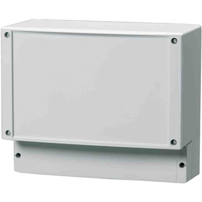 PC 25/22-FC3 ENCLOSURE, Grey Polycarbonate Enclosure, IP65, Transparent Lid, 280 x 219 x 135mm