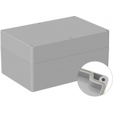 Grey Polycarbonate General Purpose Enclosure, IP66, IK07, Grey Lid, 160 x 240.3 x 120mm