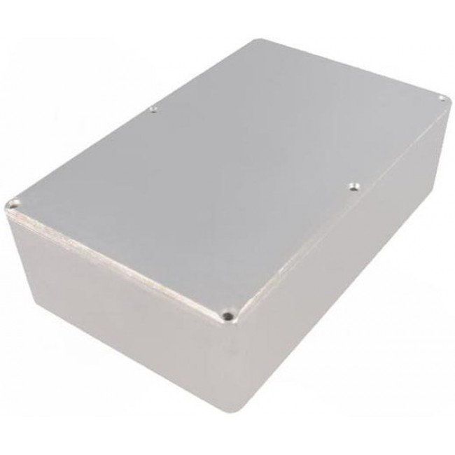 1590D, Box Aluminum Unpainted Cover Included 7.402" L x 4.724" W (188.01mm x 119.99mm) X 2.273" (57.73mm)