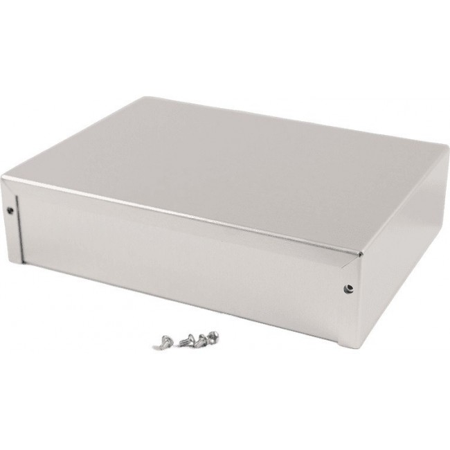 1411VU, Enclosures, Boxes, & Cases Utility Enclosure - 12 x 8.0 x 3.0" - Unfinished Aluminum