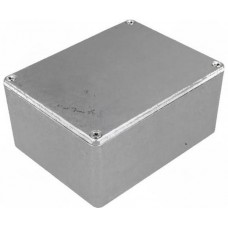 1550C, Enclosures, Boxes, & Cases Diecast Aluminum Box 4.53x2.1x3.6"Natural