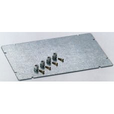 071-001-01, Steel Mounting Plate, 2mm H, 260mm W, 160mm L for Use with GTI Housing