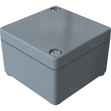 20606030, Polyester Standard Series Grey Glass Fibre Reinforced Polyester Enclosure, IP66, IK08, Grey Lid, 55 x 55 x 36.7mm