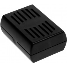 Black ABS Enclosure, 65.5 x 46.5 x 26.5mm