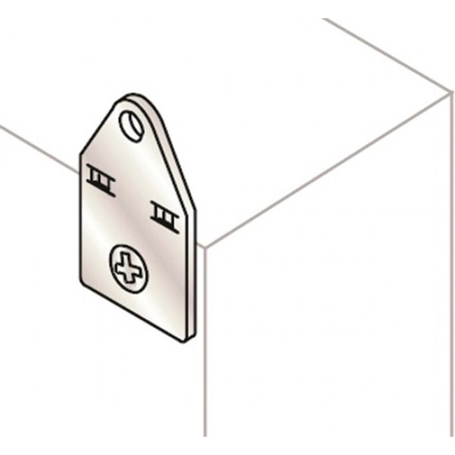 AA1206X SRX-AA1206X, SR/SRN Series Stainless Steel Wall Bracket for Use with SRX Enclosure