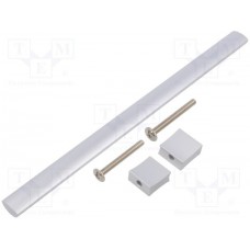 UA-B0-311224, Handle; aluminium; natural; H: 30.5mm; L: 244mm; W: 15.5mm