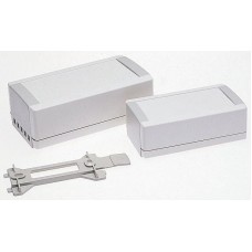 ABS enclosure, (L x W x H) 194 x 115 x 46 mm, gray white (RAL 9002), IP40, B1070365