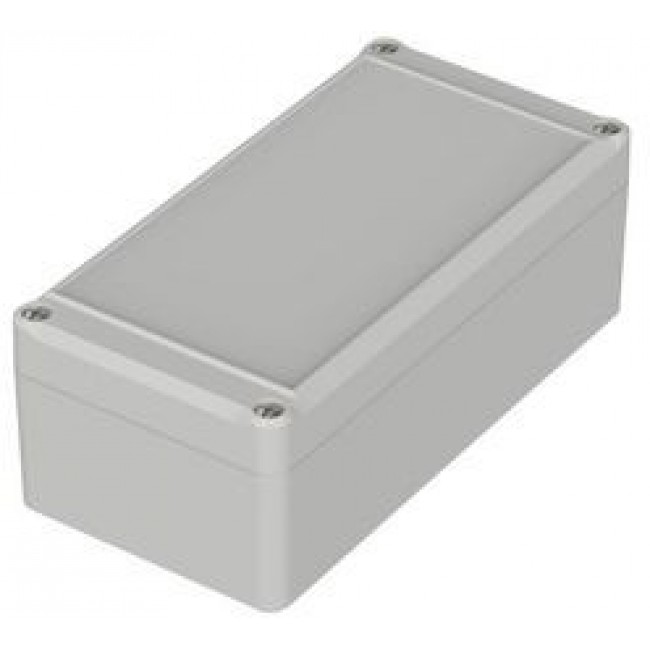 63220200, Plastic Enclosure Euromas II 80x160x57mm Light Grey ABS IP65