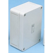 9519000, PK Series Grey Polycarbonate Enclosure, IP66, Flanged, Grey Lid, 182 x 180 x 165mm