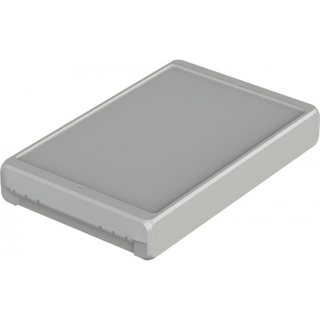 96016345 B 261704 PC-V0-7035, Bocube Series Polycarbonate General Purpose Enclosure, IP66, IP68, Flanged, 271 x 170 x 40mm