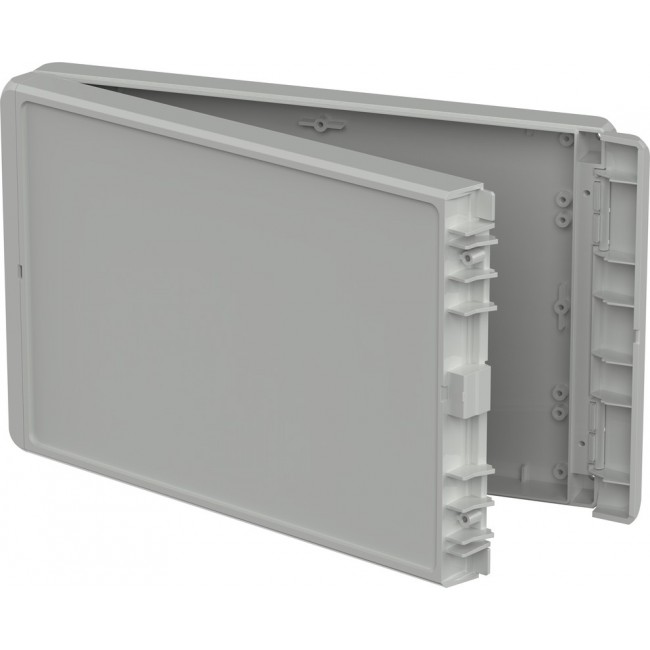 96016345 B 261704 PC-V0-7035, Bocube Series Polycarbonate General Purpose Enclosure, IP66, IP68, Flanged, 271 x 170 x 40mm