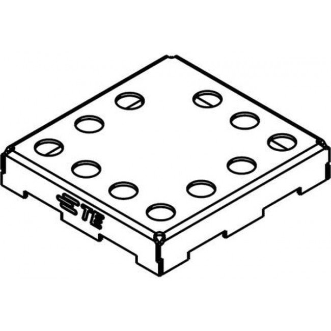 2118706-2, EMI Gaskets, Sheets, Absorbers & Shielding CRS, 13.66mmx12.70mm Standard Shield