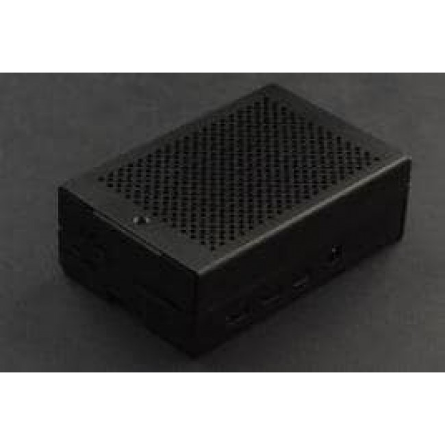 FIT0697, Enclosures for Single Board Computing Aluminum Case for Raspberry Pi 4 (with Heatsink & Fan)