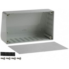 1595CGY, Enclosures, Boxes, & Cases Sloping, FR ABS 58x161x96" Grey