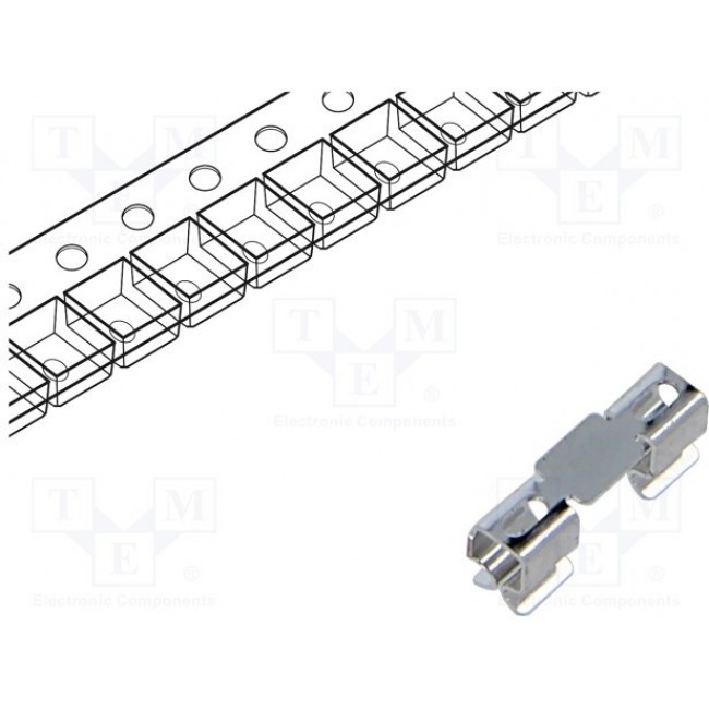 S2711-46R, Clip, RFI Shield, 8.79 mm Length, 2.28 mm Width, 3.55 mm Depth