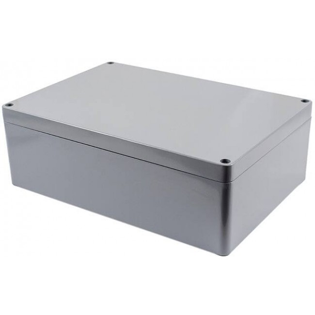 1590Z235GY, Gray Die Cast Aluminum Wall Mount Watertight Enclosure