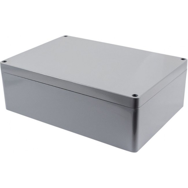 1590Z235GY, Gray Die Cast Aluminum Wall Mount Watertight Enclosure