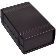 Black ABS Enclosure, IP30, IK06, 147.6 x 92.5 x 50.3mm