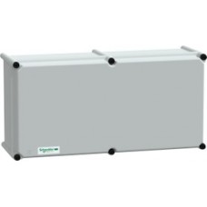 Polyester enclosure, (L x W x H) 270 x 540 x 180 mm, light gray (RAL 7035), IP66, NSYPLSP2754G