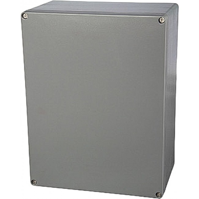 ALN 314018 COMPLETE, Euronord Series Grey Aluminium Enclosure, IP66, IP67, IP68, Grey Lid, 402.5 x 310 x 180mm