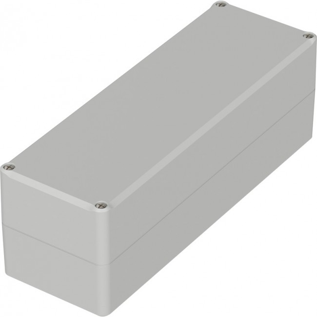 62236300, Euromas II Series Light Grey Polycarbonate General Purpose Enclosure, IP65, Light Grey Lid, 240 x 80 x 80mm