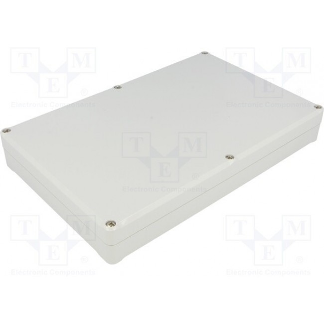 ET 233, Plastic Enclosure Euromas 160x250x37mm Light Grey ABS IP65