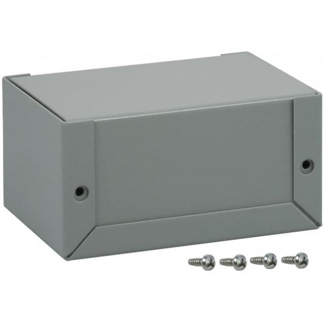 1411D, Enclosures, Boxes, & Cases Utility Enclosure - 3.2 x 2.2 x 1.6" - Aluminum Gray