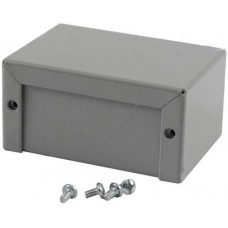 1411D, Enclosures, Boxes, & Cases Utility Enclosure - 3.2 x 2.2 x 1.6" - Aluminum Gray