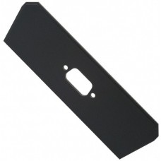 2024DB9, Plastic, ABS Panel, End 4.740" L x 1.360" W x 0.095" H (120.40mm x 34.54mm x 2.41mm) Black