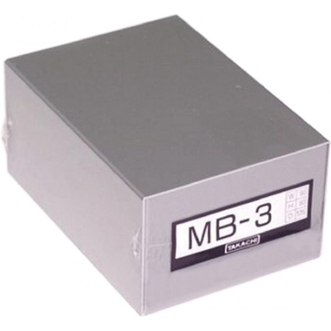 MB9-6-13, MB Series Silver Aluminium Enclosure, 125 x 90 x 60mm