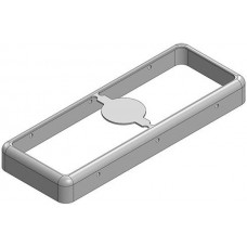 MS466-10F, EMI Gaskets, Sheets, Absorbers & Shielding 46.6 x 17.3 x 5mm Two-piece Drawn-Seamless RF Shield/EMI Shield FRAME (CRS)