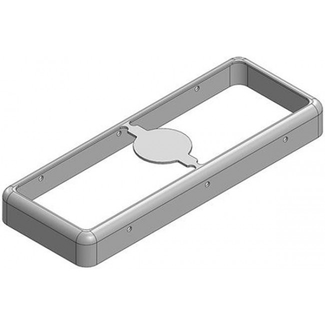 MS466-10F, EMI Gaskets, Sheets, Absorbers & Shielding 46.6 x 17.3 x 5mm Two-piece Drawn-Seamless RF Shield/EMI Shield FRAME (CRS)