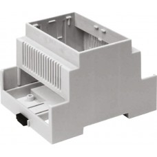 CNMB/3V/2, Din Rail Height Module Box CNMB 90x53x58mm Light Grey Polycarbonate IP20