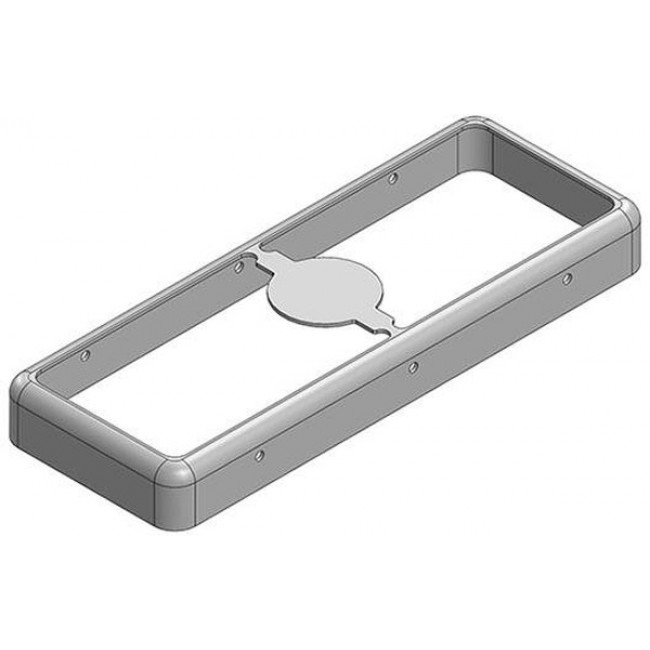 MS466-10F, EMI Gaskets, Sheets, Absorbers & Shielding 46.6 x 17.3 x 5mm Two-piece Drawn-Seamless RF Shield/EMI Shield FRAME (CRS)