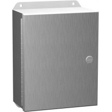 EJ14128AL, Electrical Enclosures N4X, Eclipse Junior encl w/ panel - 14 x 12 x 8 - Alum