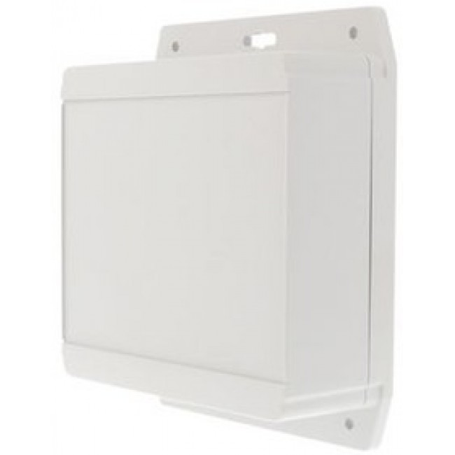 1555QF42GY, 1555F Series Grey ABS Enclosure, IP66, IP68, Flanged, Grey Lid, 140 x 140 x 62mm