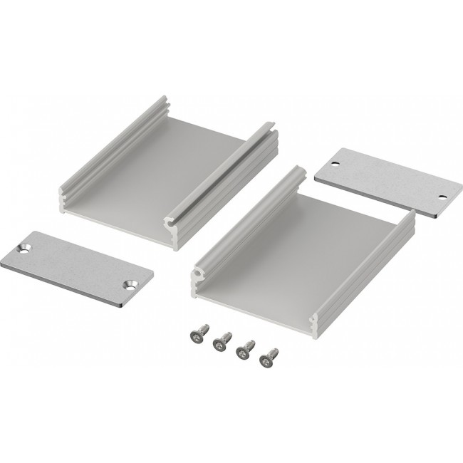 97153080.HMT1 Filotec F 524-80 - SET, Filotec (Set) Series Aluminum (Anodized) Aluminium Enclosure, IP40, Aluminum (anodized) Lid, 80 x 55.3