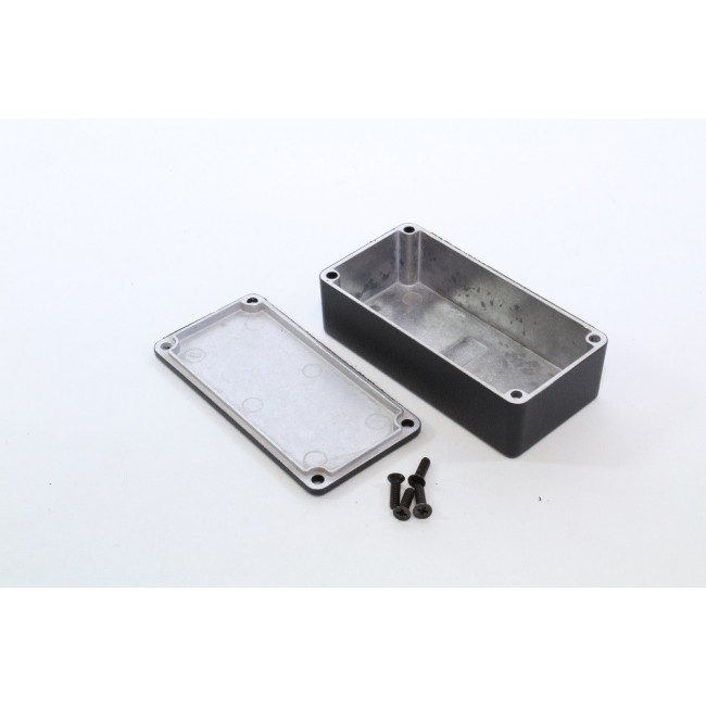 1590G2BK, 1590 Series Die Cast Aluminium Alloy Enclosure, IP54, 100 x 50 x 31mm