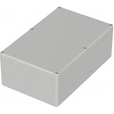 63240000 ET 240, Euromas II Series Light Grey ABS Enclosure, IP65, Light Grey Lid, 250 x 160 x 92mm