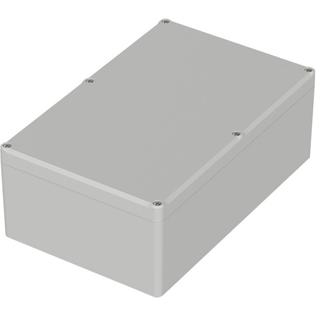 63240000 ET 240, Euromas II Series Light Grey ABS Enclosure, IP65, Light Grey Lid, 250 x 160 x 92mm