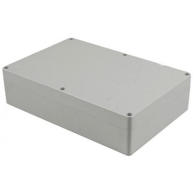 1554VALGY, Enclosures, Boxes, & Cases General Enclosure - Grey/Grey Lid - 9.4 x 6.3 x 2.4in - ABS - N4X