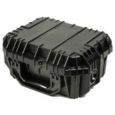 SE430FPL,BK, Storage Boxes & Cases Seahorse 430 Case w/ Foam & Plastic Keyed Locks, 13.6 x 10.7 x 6.3" - Black