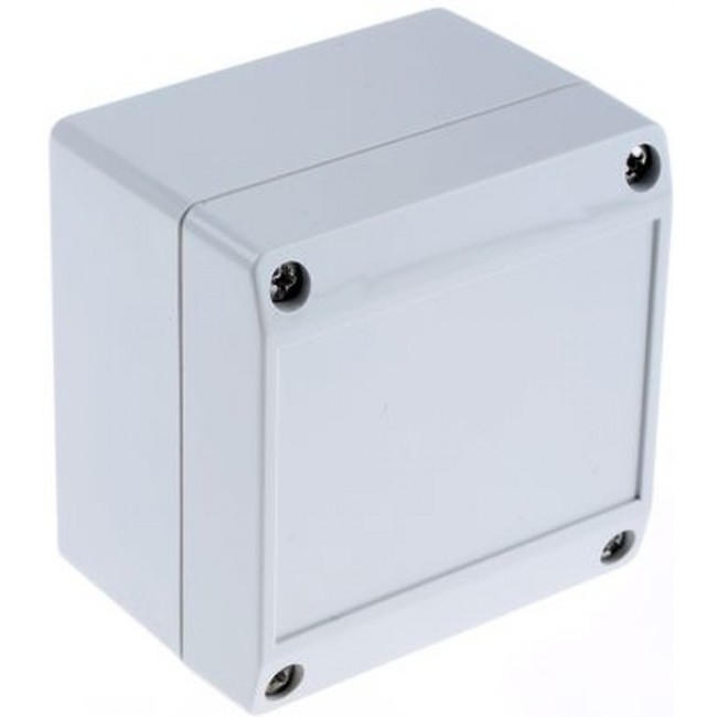 220.080.000, Technobox Series Grey ABS Enclosure, IP66, Grey Lid, 83 x 81 x 60mm