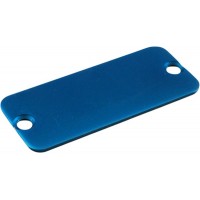1455KALBU-10, Enclosures, Boxes, & Cases Alum EndPlate/Pack10 Blue, for 1455K1201