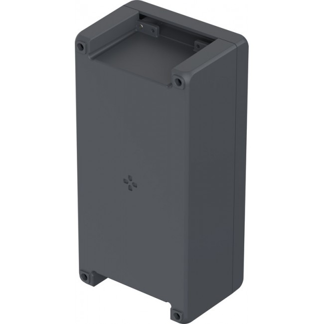 00165234, Bocube Alu Series Graphite Grey Aluminium General Purpose Enclosure, IP66, IP68, IP69, IK09, Graphite Grey Lid