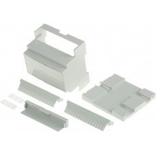 CNMB/5/KIT, Modular Enclosure Enclosure Type CNMB Series , 88 x 58 x 90mm, Polycarbonate DIN Rail Enclosure