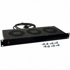 FT-1973, Rack Fan Tray, AC, 3 Fans, 315 CFM 17.00" L x 7.00" W x 1.72" H (431.8mm x 177.8mm x 43.7mm)