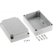 ABS 150/100 HG ENCLOSURE, Enclosure ABS, Grey cover, high base 100x130x180mm, Light Grey, ABS, IP67