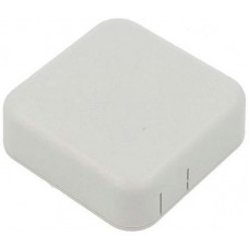 1551SNAP3GY, Enclosures, Boxes, & Cases ABS Plastic Miniature Enclosures, Unvented - 2.36 x 2.36 x 0.79", Grey