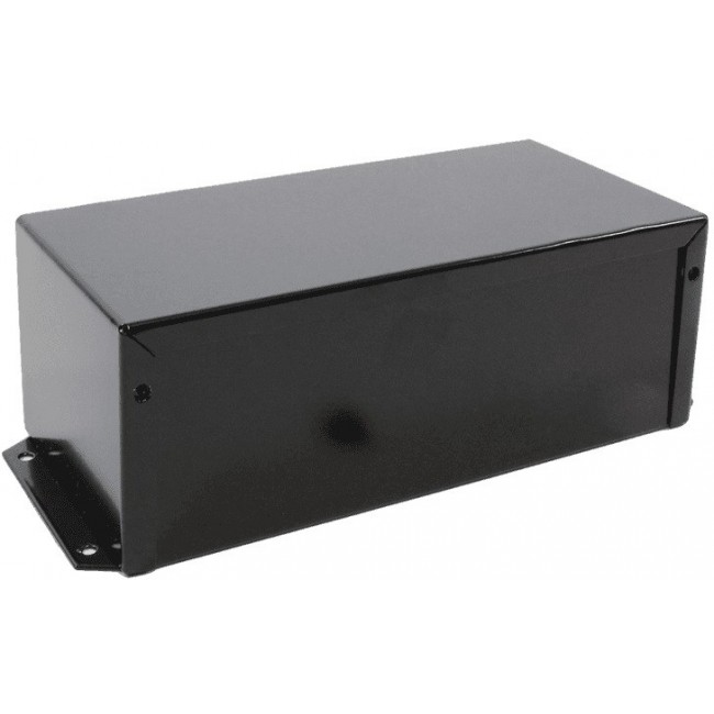 1411FBSBK, Aluminium Enclosure, 203 x 102 x 76mm